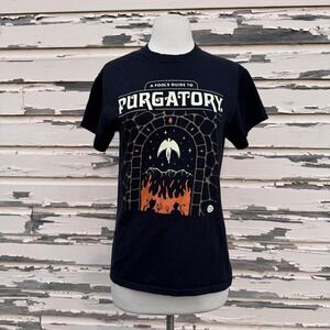 A Fools Guide to Purgatory Shirt size Small Summer Goth Gothic Graphic Tee